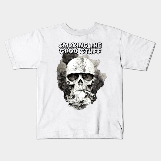 Cigar Hobby No. 2: "Smoking the Good Stuff"... Cigars that is... Kids T-Shirt by Puff Sumo